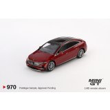 MINI GT 1/64 Mercedes-Benz EQS 580 4MATIC Red Metallic (LHD)