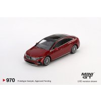 MINI GT 1/64 Mercedes-Benz EQS 580 4MATIC Red Metallic (LHD)