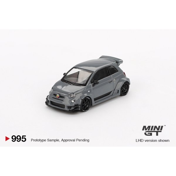 画像2: MINI GT 1/64 Abarth 595 LB-WORKS x Abarth Works Gray (RHD)
