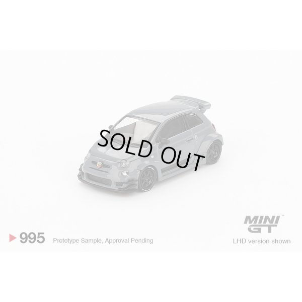 画像2: MINI GT 1/64 Abarth 595 LB-WORKS x Abarth Works Gray (RHD)