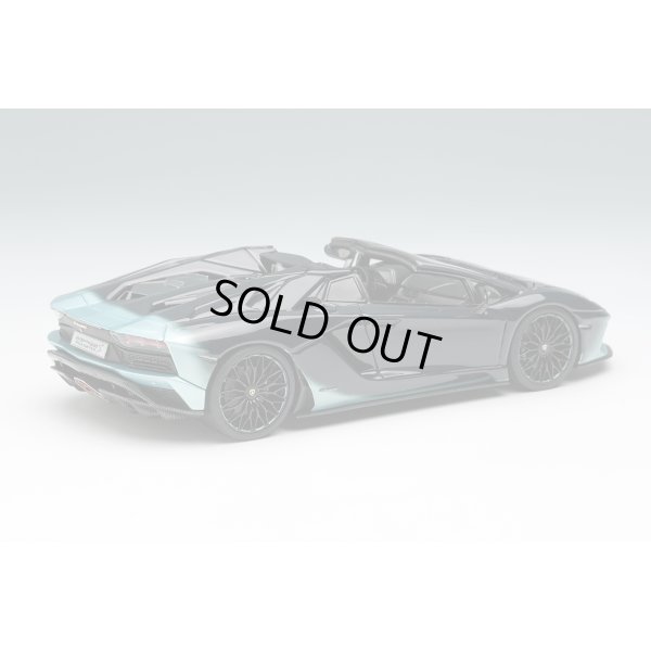 画像4: EIDOLON COLLECTION 1/43 Lamborghini Aventador S Roadster 50th Anniversary Japan 2018 Azzurro Tethys / Black Gradient Limited 100 pcs.