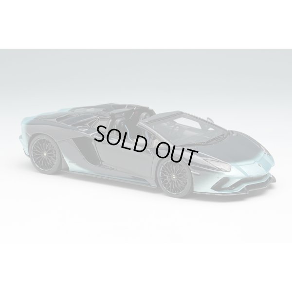 画像5: EIDOLON COLLECTION 1/43 Lamborghini Aventador S Roadster 50th Anniversary Japan 2018 Azzurro Tethys / Black Gradient Limited 100 pcs.