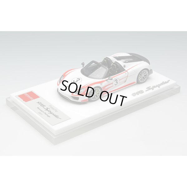 画像15: EIDOLON COLLECTION 1/43 Porsche 918 Spyder Weissach Package 2011 White / Red Salzburg Stripes