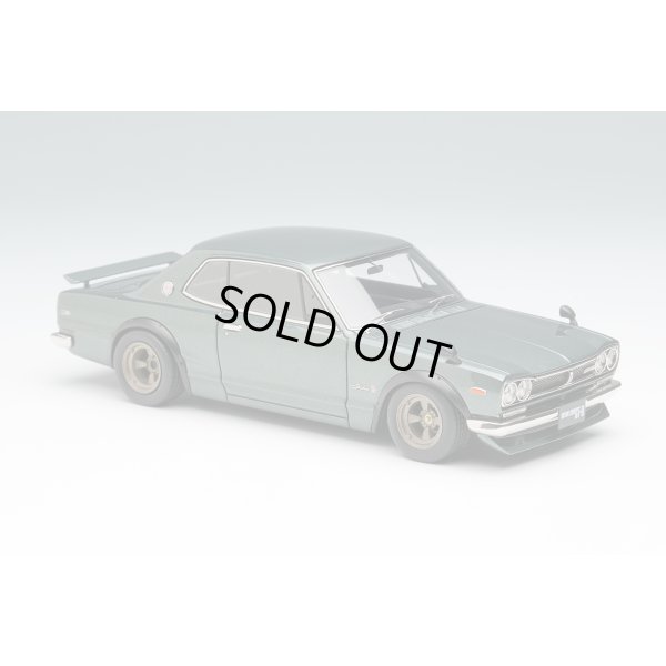 画像5: VISION 1/43 Nissan Skyline 2000GT-R (KPGC10) with Spoiler (NISSAN Works Wheel) Metallic Green