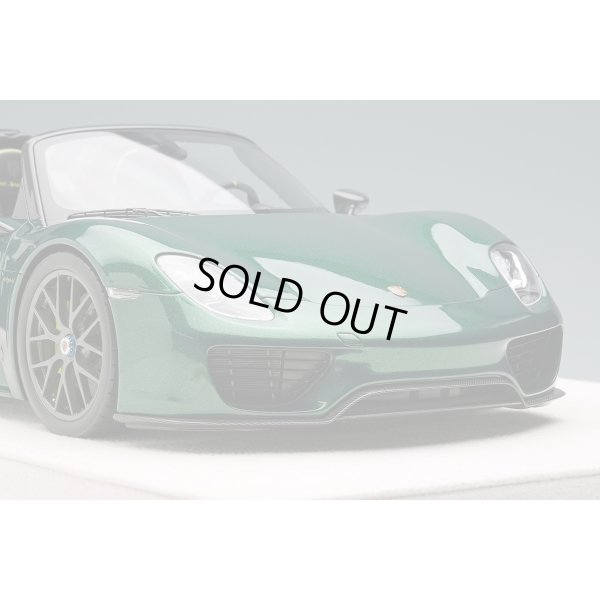 画像6: EIDOLON 1/18 Porsche 918 Spyder Weissach Package 2011 Racing Green Metallic Linited 80 pcs.