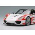 画像13: EIDOLON COLLECTION 1/43 Porsche 918 Spyder Weissach Package 2011 White / Red Salzburg Stripes (13)