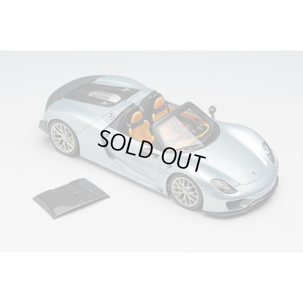 画像8: EIDOLON COLLECTION 1/43 Porsche 918 Spyder Weissach Package 2011 Liquid Metal Chrome Blue Limited 120 pcs.