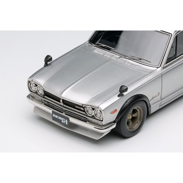 画像6: VISION 1/43 Nissan Skyline 2000GT-R (KPGC10) with Spoiler (NISSAN Works Wheel) Silver