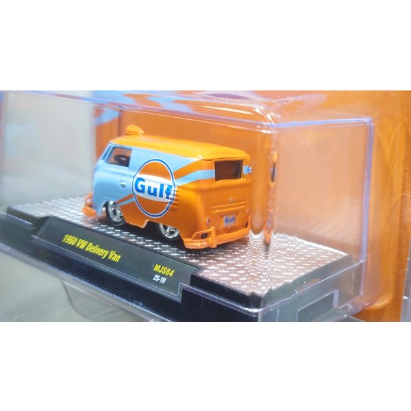 画像4: M2 Machines 1/64 1960 Volkswagen Delivery Van Gulf Blue/Orange