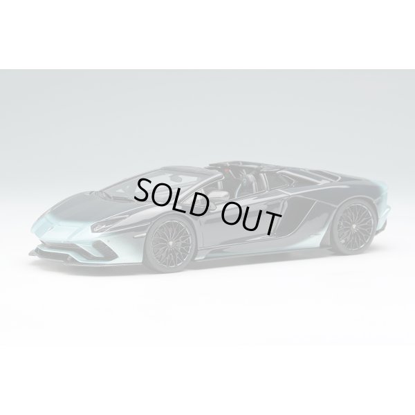 画像2: EIDOLON COLLECTION 1/43 Lamborghini Aventador S Roadster 50th Anniversary Japan 2018 Azzurro Tethys / Black Gradient Limited 100 pcs.