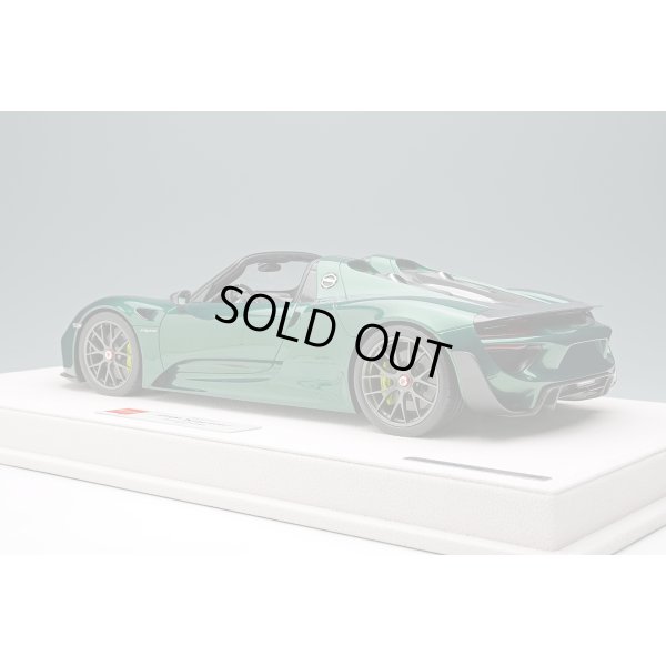 画像3: EIDOLON 1/18 Porsche 918 Spyder Weissach Package 2011 Racing Green Metallic Linited 80 pcs.