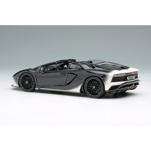 画像3: EIDOLON COLLECTION 1/43 Lamborghini Aventador S Roadster 50th Anniversary Japan 2018 Bianco Japonais / Black Gradient Limited 100 pcs.