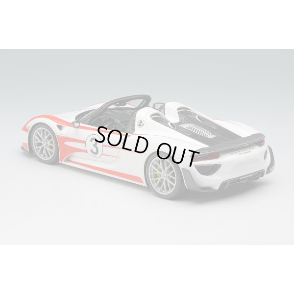 画像10: EIDOLON COLLECTION 1/43 Porsche 918 Spyder Weissach Package 2011 White / Red Salzburg Stripes