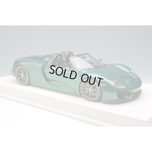 画像5: EIDOLON 1/18 Porsche 918 Spyder Weissach Package 2011 Racing Green Metallic Linited 80 pcs.