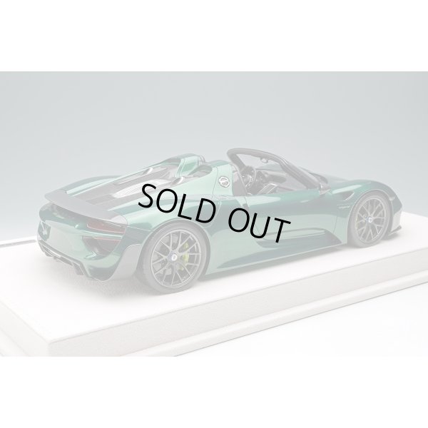 画像4: EIDOLON 1/18 Porsche 918 Spyder Weissach Package 2011 Racing Green Metallic Linited 80 pcs.