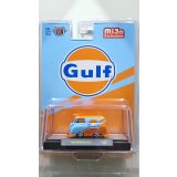 M2 Machines 1/64 1960 Volkswagen Delivery Van Gulf Blue/Orange