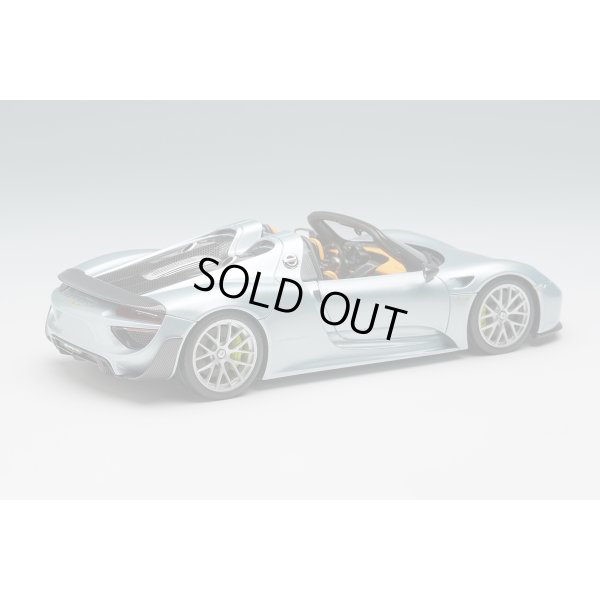 画像4: EIDOLON COLLECTION 1/43 Porsche 918 Spyder Weissach Package 2011 Liquid Metal Chrome Blue Limited 120 pcs.