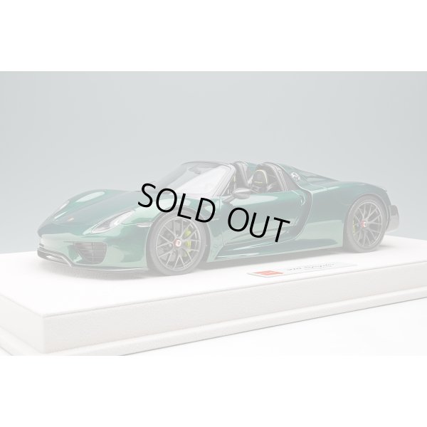画像2: EIDOLON 1/18 Porsche 918 Spyder Weissach Package 2011 Racing Green Metallic Linited 80 pcs.