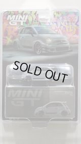 MINI GT 1/64 Abarth 595 LB-WORKS x Abarth Works Gray (LHD) [Blister Packaging]