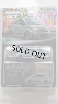 MINI GT 1/64 Abarth 595 LB-WORKS x Abarth Works Gray (LHD) [Blister Packaging]