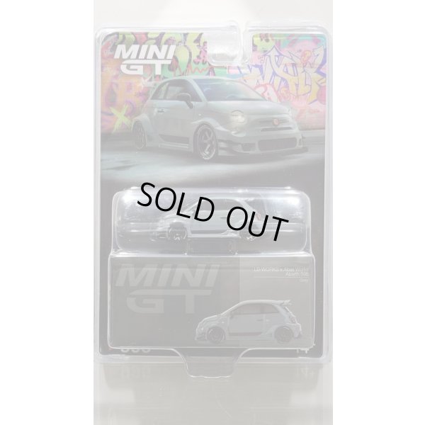 画像1: MINI GT 1/64 Abarth 595 LB-WORKS x Abarth Works Gray (LHD) [Blister Packaging]