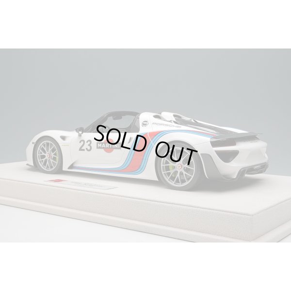 画像3: EIDOLON 1/18 Porsche 918 Spyder Weissach package 2011 Martini stripe