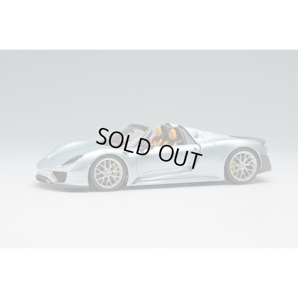 画像1: EIDOLON COLLECTION 1/43 Porsche 918 Spyder Weissach Package 2011 Liquid Metal Chrome Blue Limited 120 pcs.