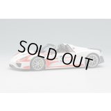 EIDOLON COLLECTION 1/43 Porsche 918 Spyder Weissach Package 2011 White / Red Salzburg Stripes