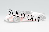 EIDOLON COLLECTION 1/43 Porsche 918 Spyder Weissach Package 2011 White / Red Salzburg Stripes