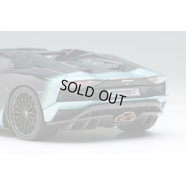 画像7: EIDOLON COLLECTION 1/43 Lamborghini Aventador S Roadster 50th Anniversary Japan 2018 Azzurro Tethys / Black Gradient Limited 100 pcs.