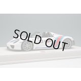 EIDOLON 1/18 Porsche 918 Spyder Weissach package 2011 Martini stripe
