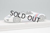 EIDOLON 1/18 Porsche 918 Spyder Weissach package 2011 Martini stripe
