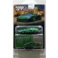 MINI GT 1/64 Lamborghini Countach LPI 800-4 Verde Medium Green (LHD) [Blister Packaging]