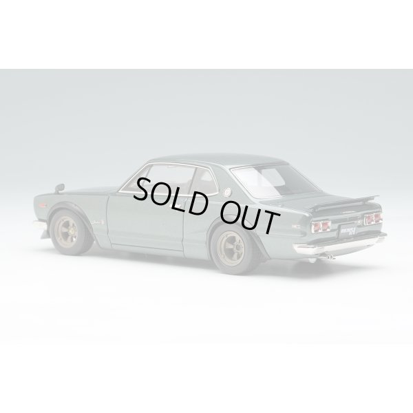 画像3: VISION 1/43 Nissan Skyline 2000GT-R (KPGC10) with Spoiler (NISSAN Works Wheel) Metallic Green