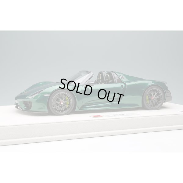 画像1: EIDOLON 1/18 Porsche 918 Spyder Weissach Package 2011 Racing Green Metallic Linited 80 pcs.