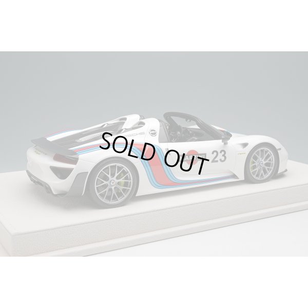画像4: EIDOLON 1/18 Porsche 918 Spyder Weissach package 2011 Martini stripe
