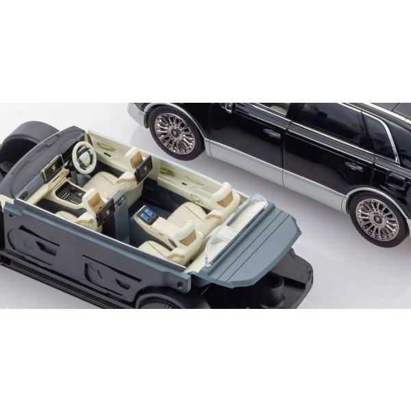 画像6: Kyosho Original 1/43 Toyota Century 麟鳳 (Black/Silver) with Fromage Interior
