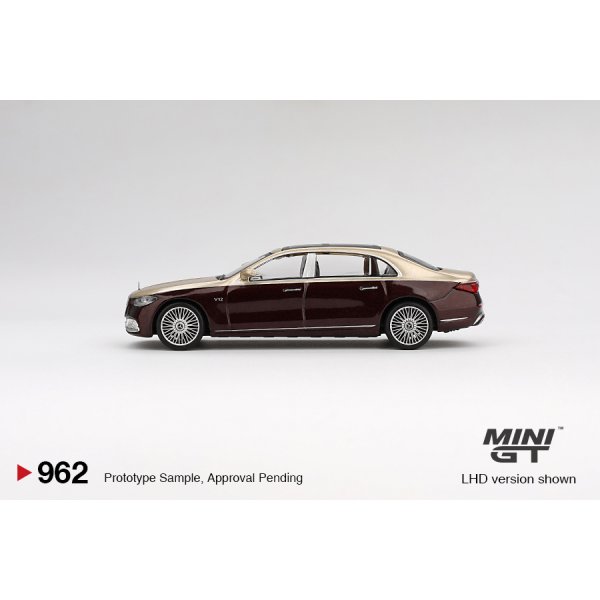 画像4: MINI GT 1/64 Mercedes-Maybach S680 Gold/Dark Red Metallic (LHD)