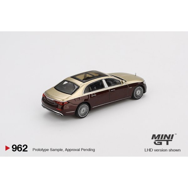 画像3: MINI GT 1/64 Mercedes-Maybach S680 Gold/Dark Red Metallic (LHD)