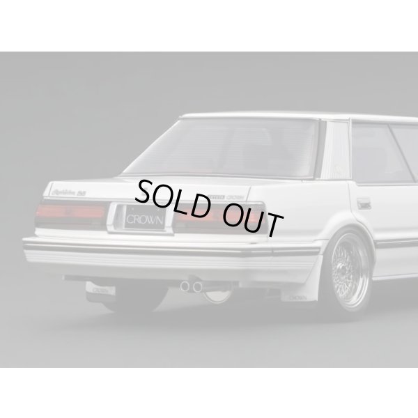 画像4: ignition model 1/18 Toyota Crown 2.8 Royal Saloon G (120) White/BBS RS Type 17-inch (Polished/Silver)