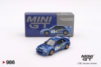 MINI GT 1/64 Subaru Impreza WRC99 1999 Rally Australia Winner #5 (LHD) Australia Exclusive