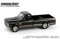 GREEN LiGHT EXCLUSIVE 1/64 1972 Chevy Cheyenne C10 Short Bed - Black
