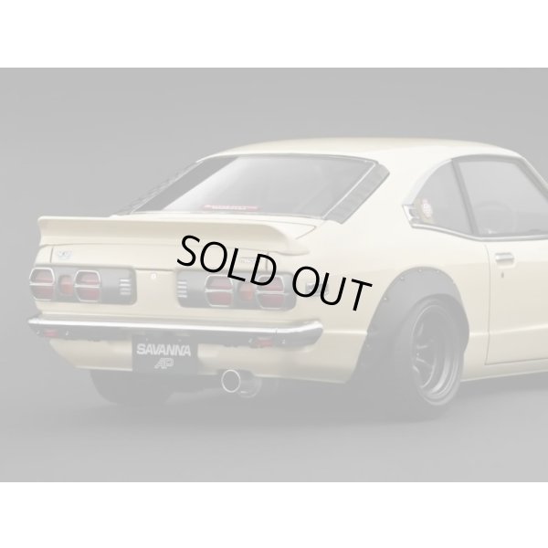 画像5: ignition model 1/18 Mazda Savanna (S124A) Semi-Works White/Watanabe Eight-Spoke 14-inch (Gunmetallic) wheels