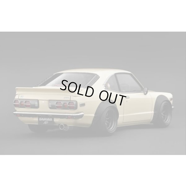 画像2: ignition model 1/18 Mazda Savanna (S124A) Semi-Works White/Watanabe Eight-Spoke 14-inch (Gunmetallic) wheels