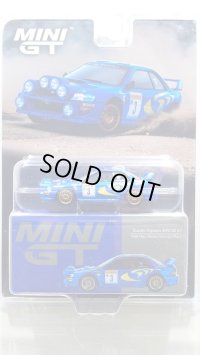 MINI GT 1/64 Subaru Impreza WRC98 1998 Monte Carlo Rally 3rd Place Winner #3 (LHD) [Blister Packaging]