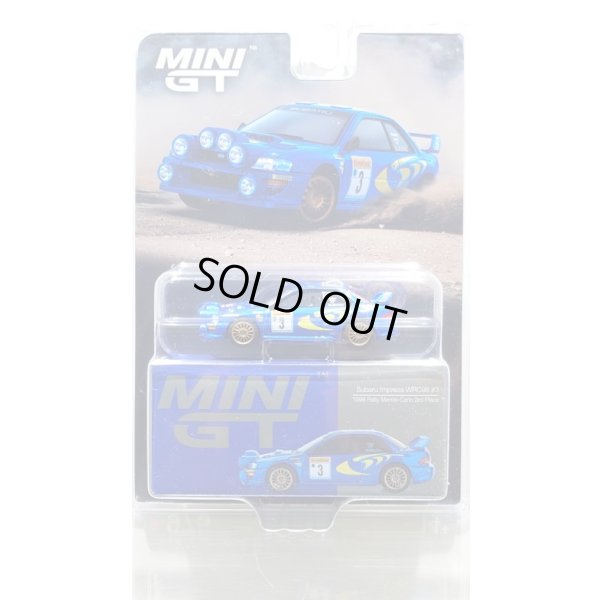 画像1: MINI GT 1/64 Subaru Impreza WRC98 1998 Monte Carlo Rally 3rd Place Winner #3 (LHD) [Blister Packaging]