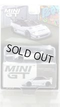MINI GT 1/64 Mazda AZ-1 Liberty Walk LB40 2024 Tokyo Auto Salon White (RHD) [Blister Packaging]