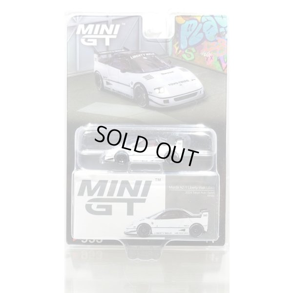画像1: MINI GT 1/64 Mazda AZ-1 Liberty Walk LB40 2024 Tokyo Auto Salon White (RHD) [Blister Packaging]