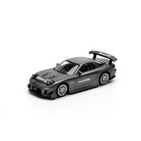 POP RACE 1/64 MAZDA RX7 RE-AMEMIYA GUN METAL 