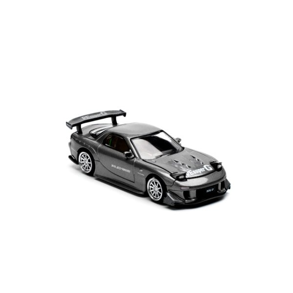 画像6: POP RACE 1/64 MAZDA RX7 RE-AMEMIYA GUN METAL 